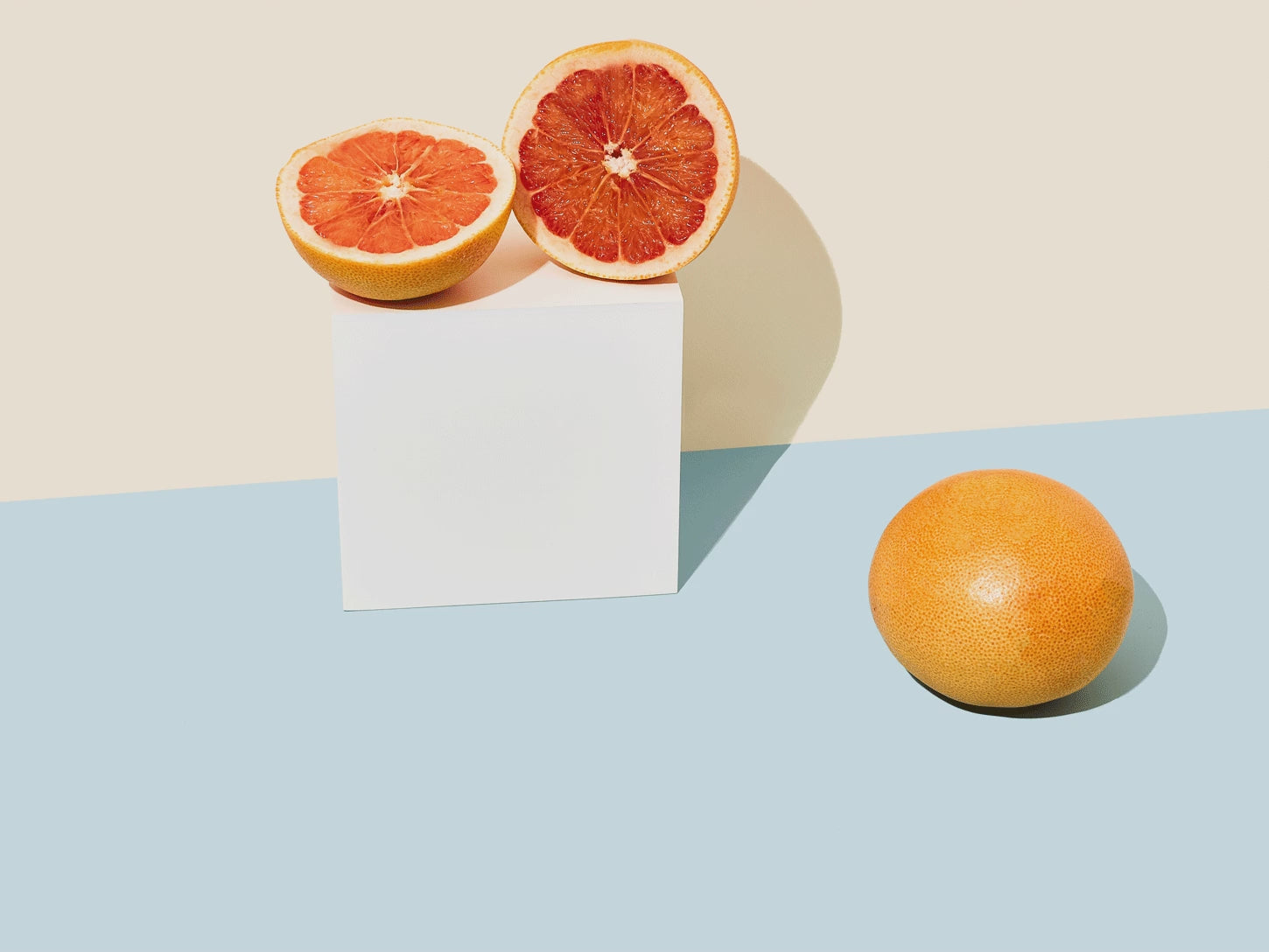 Sliced Grapefruit